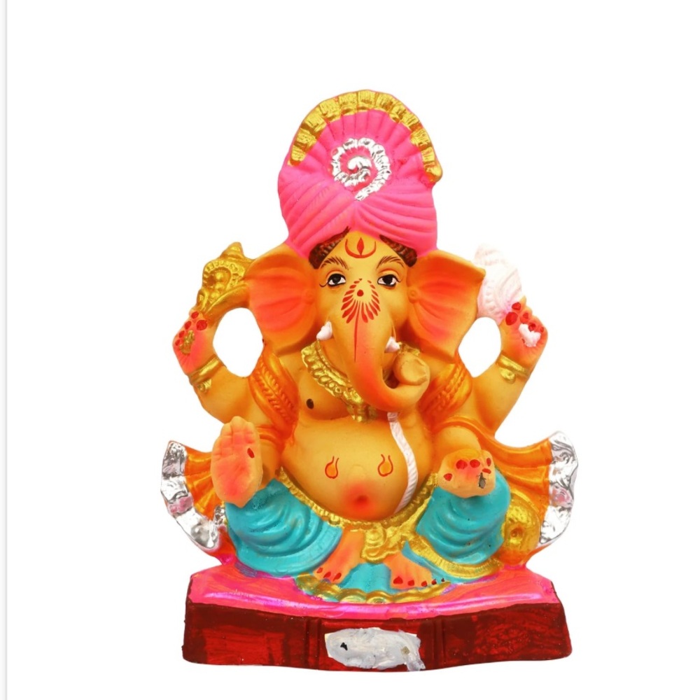 Colorful ‘Prosperity & Positivity’ Ganesha Figurine